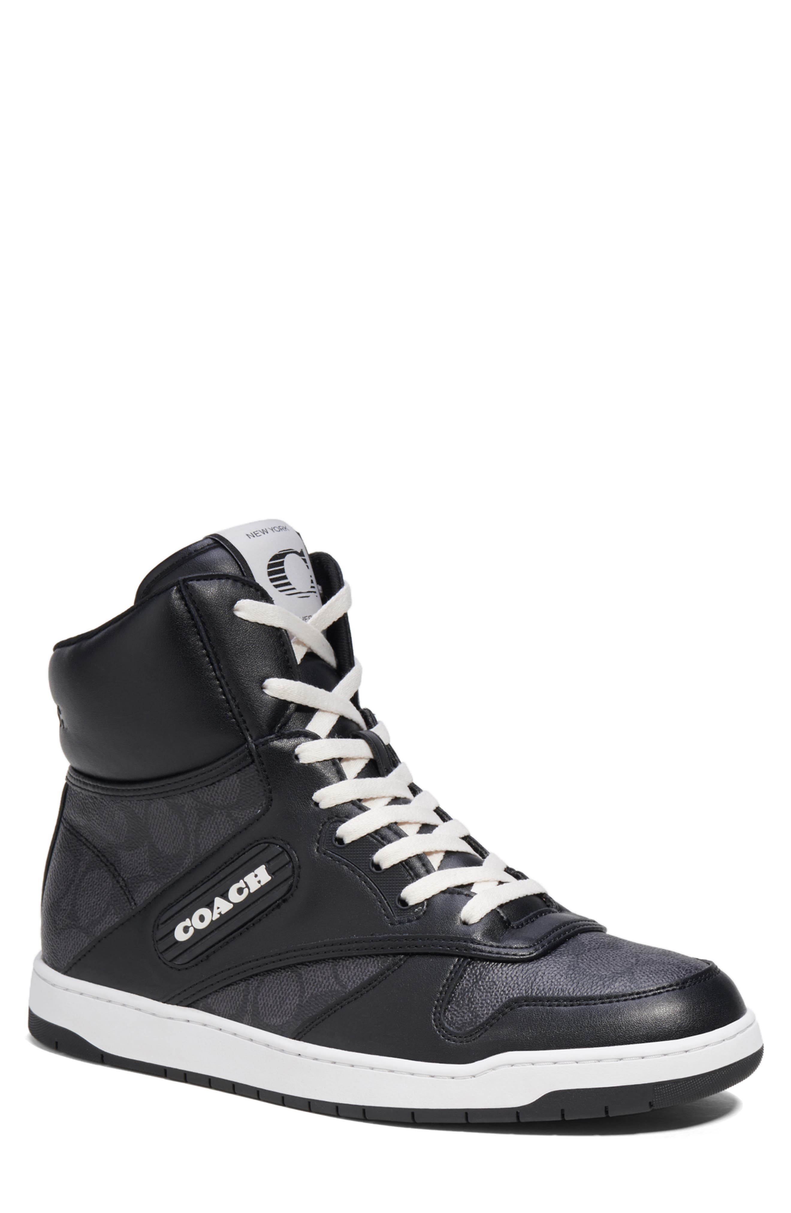 COACH C202 High Top Sneaker, Main, color, 