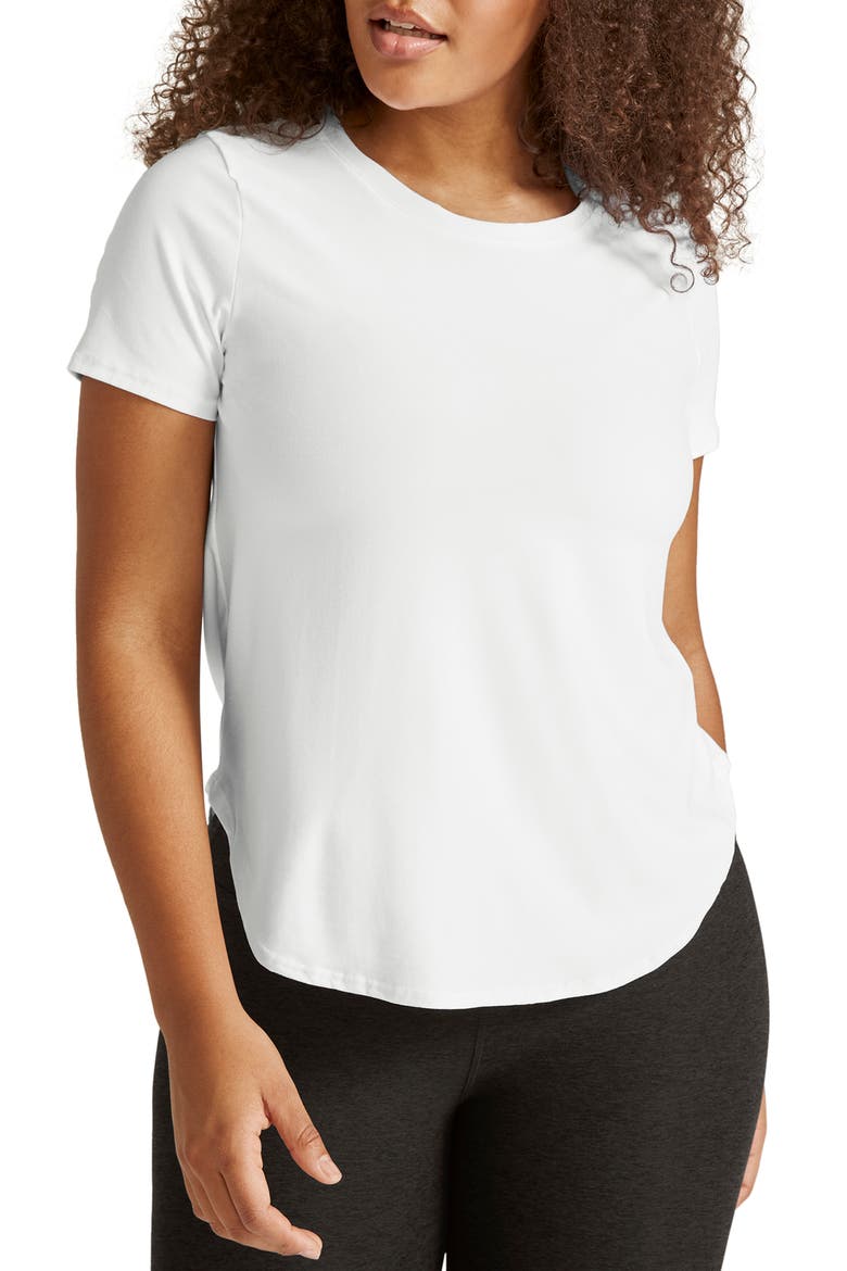 On the Down Low T-Shirt, Main, color, CLOUD WHITE