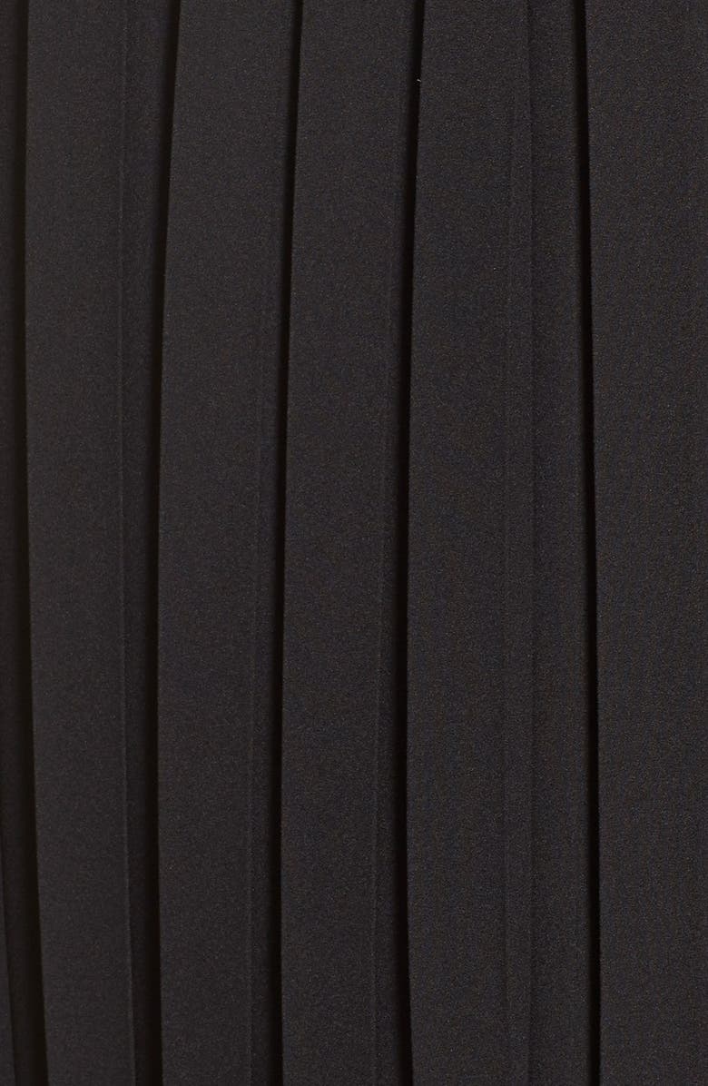 French Connection 'Polly' Pleated Sleeveless Shift Dress, Alternate, color, 