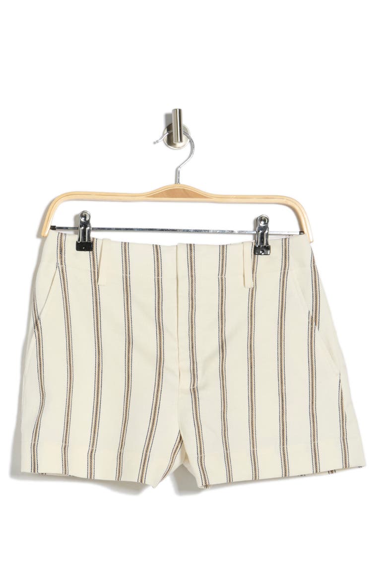 Mac Linen Blend Shorts, Alternate, color, CREAM STRIPE