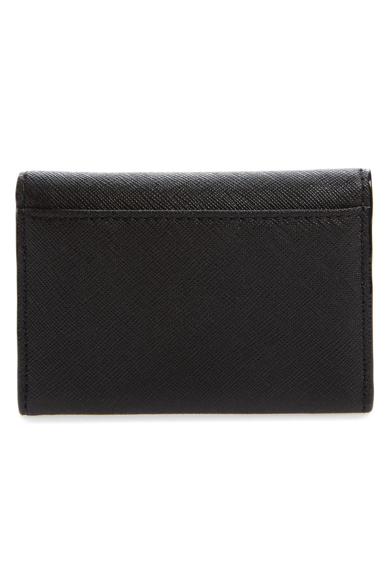 cameron street - farren leather card case, Alternate, color, BLACK