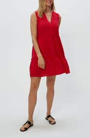 Michael Stars Sandra Sleeveless Tiered Dress
