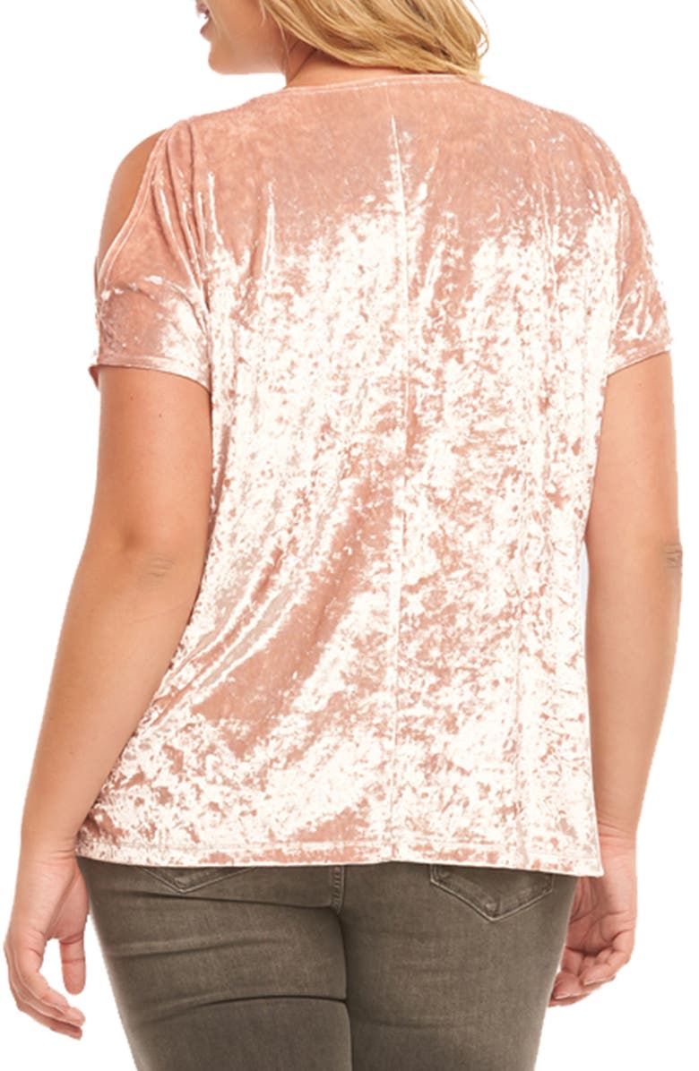 Tart Rocky Cold Shoulder Top, Alternate, color, Dusty Rose