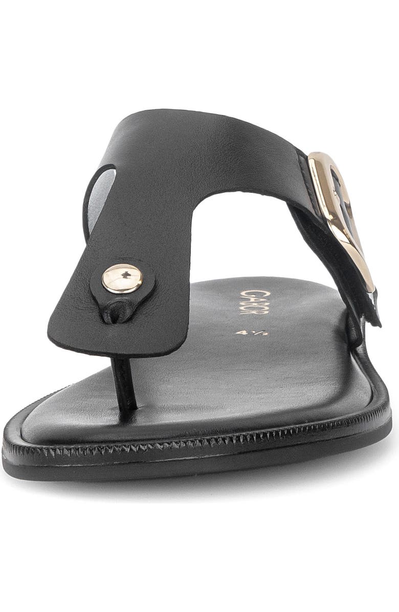 Gabor Studded Flip Flop, Alternate, color, Black