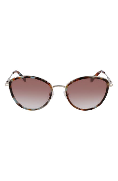 Roseau 54mm Gradient Cat Eye Sunglasses