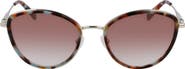 Longchamp Roseau 54mm Gradient Cat Eye Sunglasses