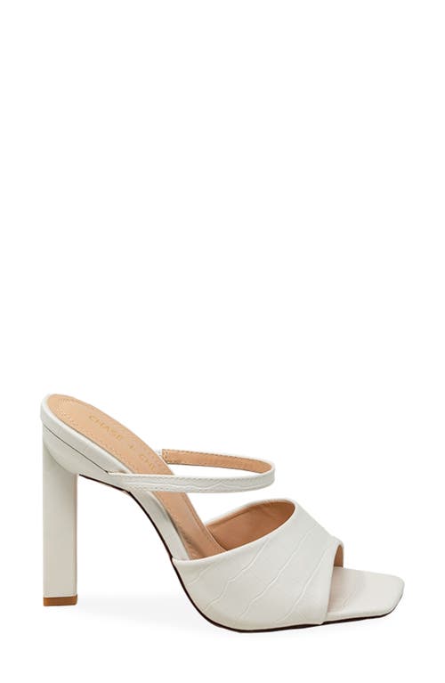 Chase & Chloe Chase And Chloe Triangle Spike Heel Sandal