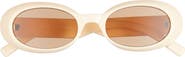 Le Specs Work It 53mm Oval Sunglasses