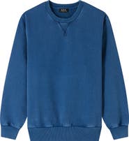 A.P.C. Sweat Label Garment Dye Sweatshirt