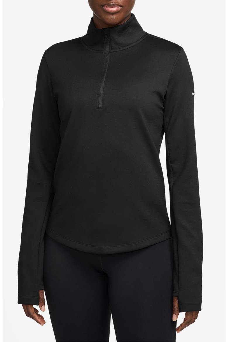 Quarter Zip Therma-FIT ADV Activewear Pullover, Main, color, BLACK