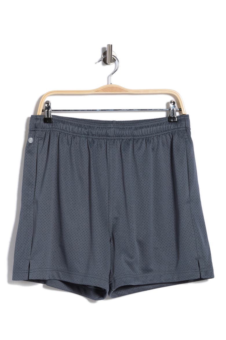 Diamond Mesh Shorts, Alternate, color, BLUE SLATE