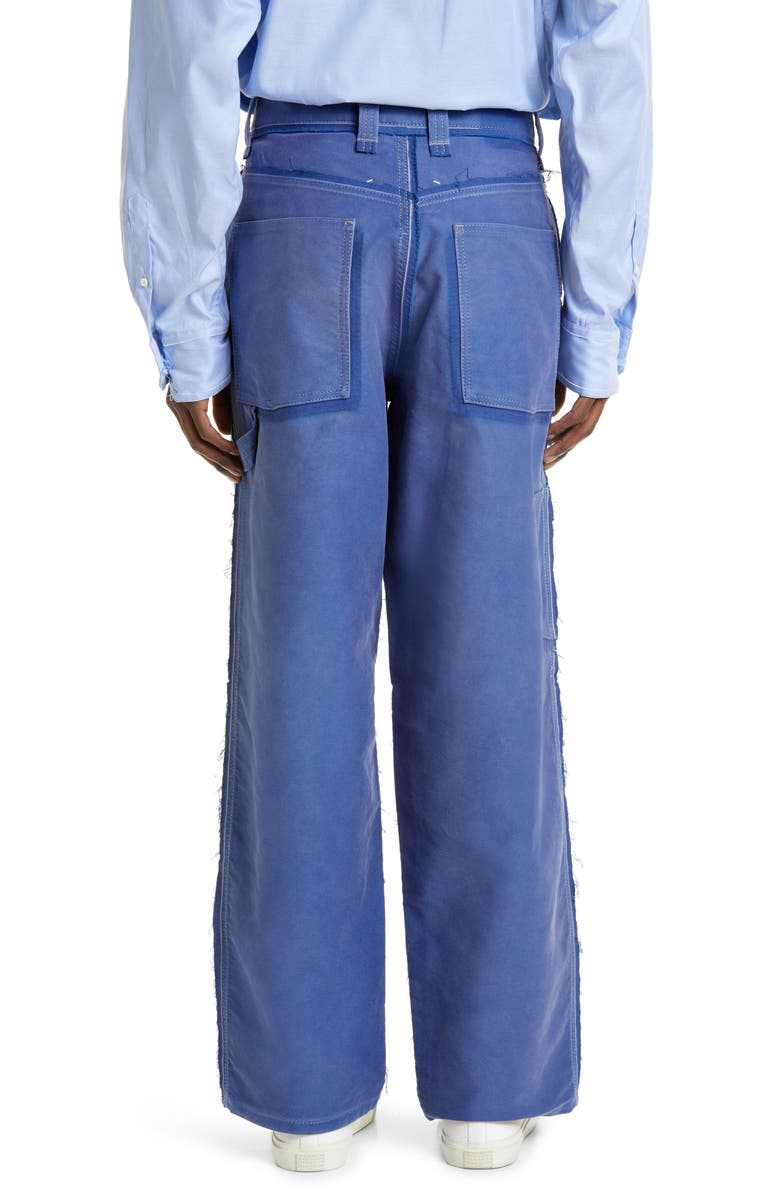 Maison Margiela Cotton Moleskin Utility Trousers, Alternate, color, 