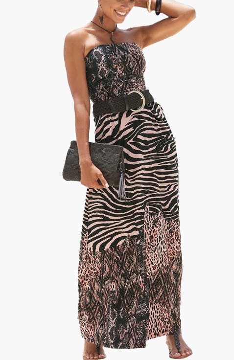 Women's Bandeau Maxi Dress