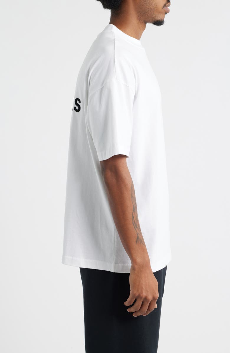 Fear of God Essentials Classic Fit Logo Graphic T-Shirt, Alternate, color, Bright White