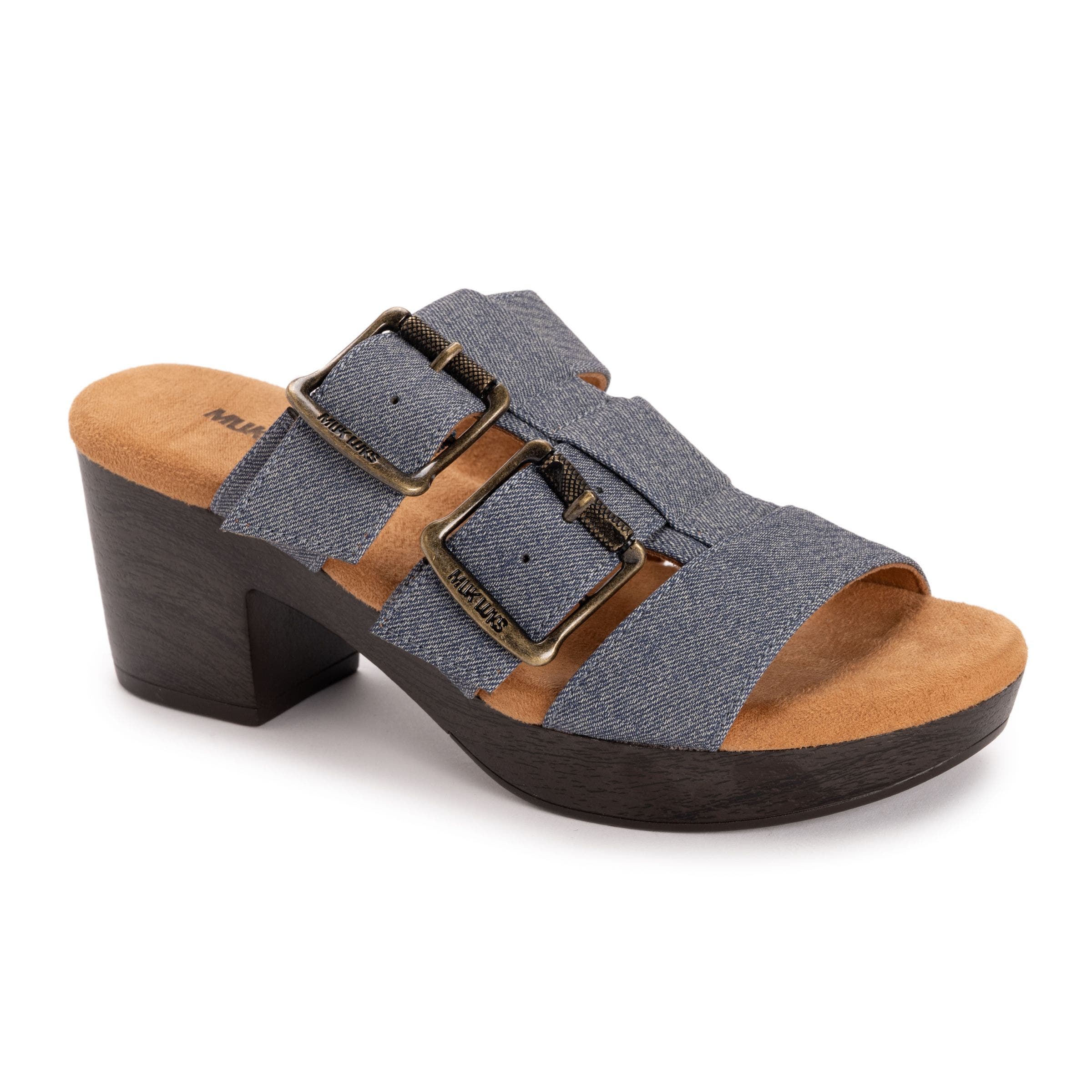 Muk Luks Myra Sandal In Gray