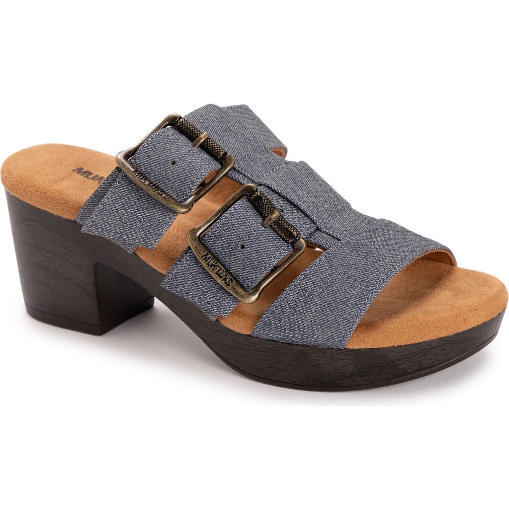 Muk Luks Myra Sandal In Gray
