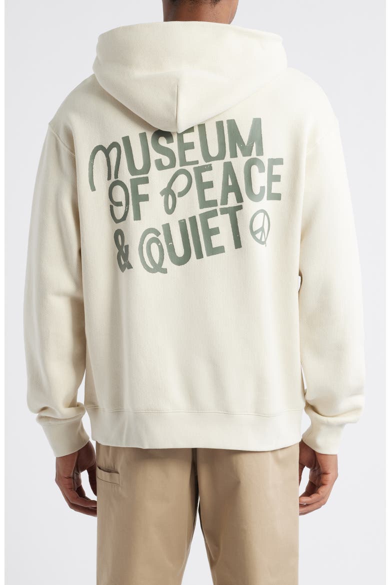 Logo Cotton Graphic Hoodie, Alternate, color, BONE