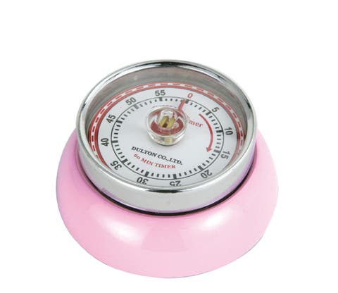 Magnetic Retro 60 Minute Kitchen Timer, 2.75-Inch