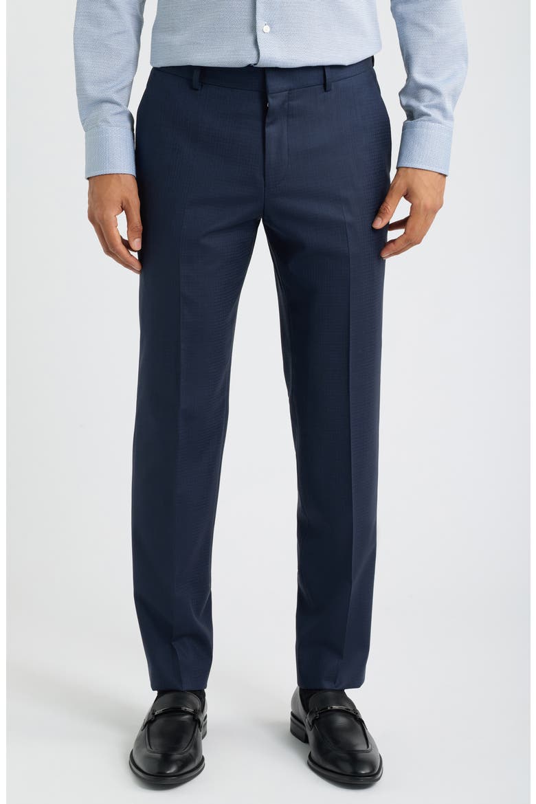 Houston Slim Fit Navy Stretch Wool Blend Suit, Alternate, color, DARK BLUE
