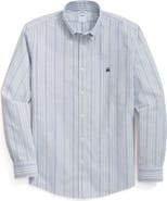 Brooks Brothers Stripe Regular Fit Stretch Button Down Shirt