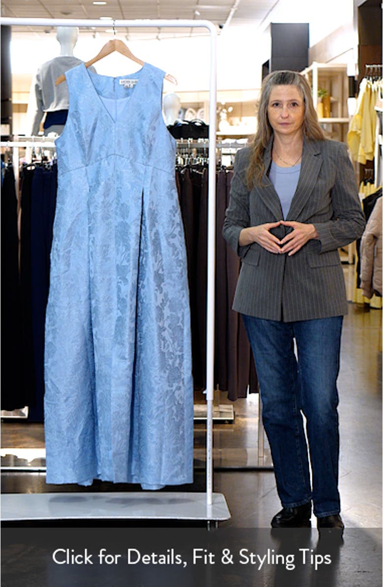 Brooklynne Floral Cloqué Gown, sales video thumbnail