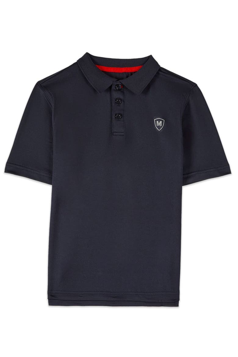 Silky Dri-Effect Short Sleeve Polo Shirt, Main, color, Midnight Navy