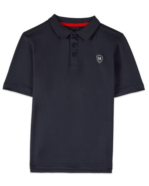 Silky Dri-Effect Short Sleeve Polo Shirt (Little Kid & Big Kid)