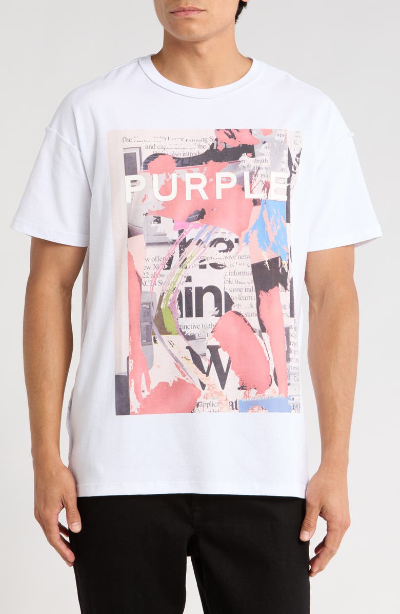 PURPLE BRAND Logo Art Graphic T-Shirt, Main, color,