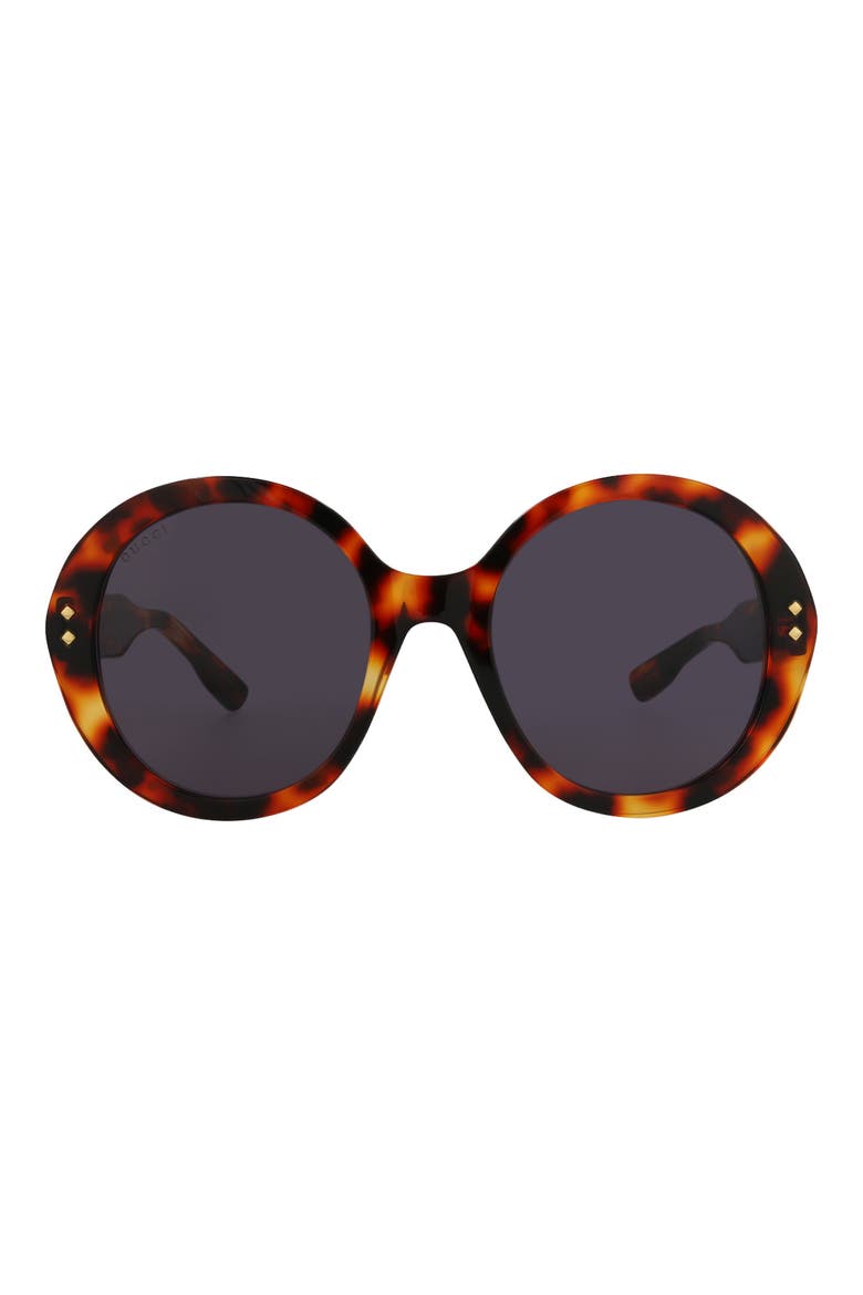 54mm Round Sunglasses, Main, color, HAVANA SMOKE