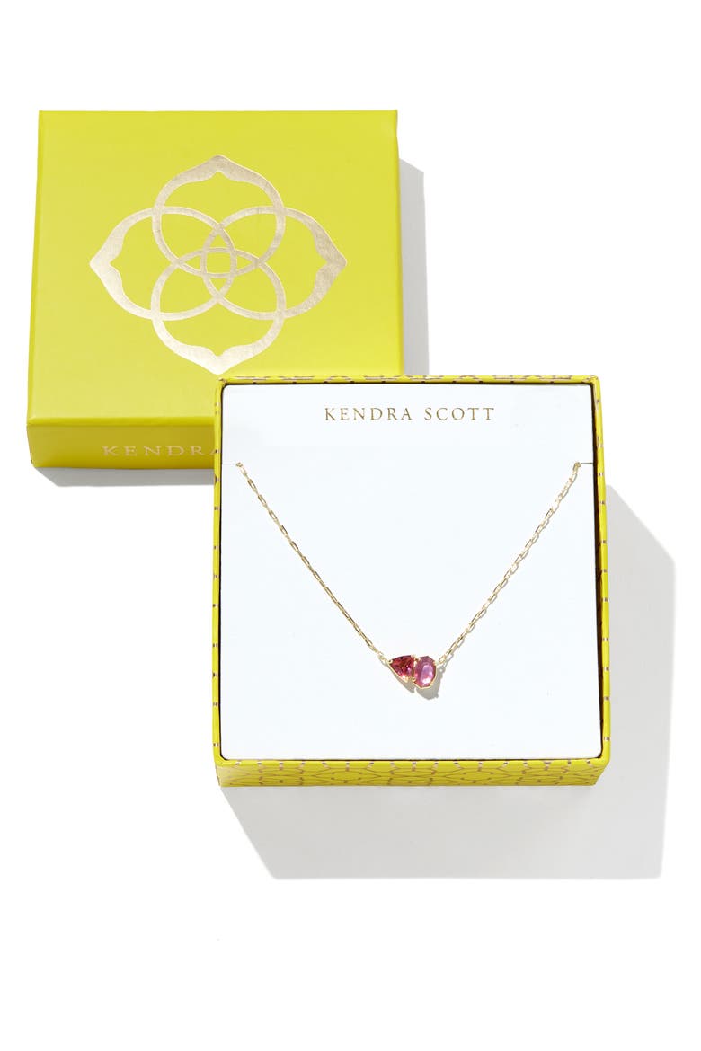 Tatum Pendant Necklace, Alternate, color, GOLD PINK MIX