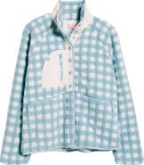 HAPPY CAMP3R Gingham Grace Fleece Pullover