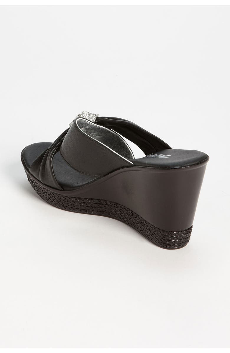 Onex KNOT WEDGE SANDAL, Alternate, color,
