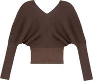 Lafayette 148 New York Juliet Sleeve Glitter Rib Sweater