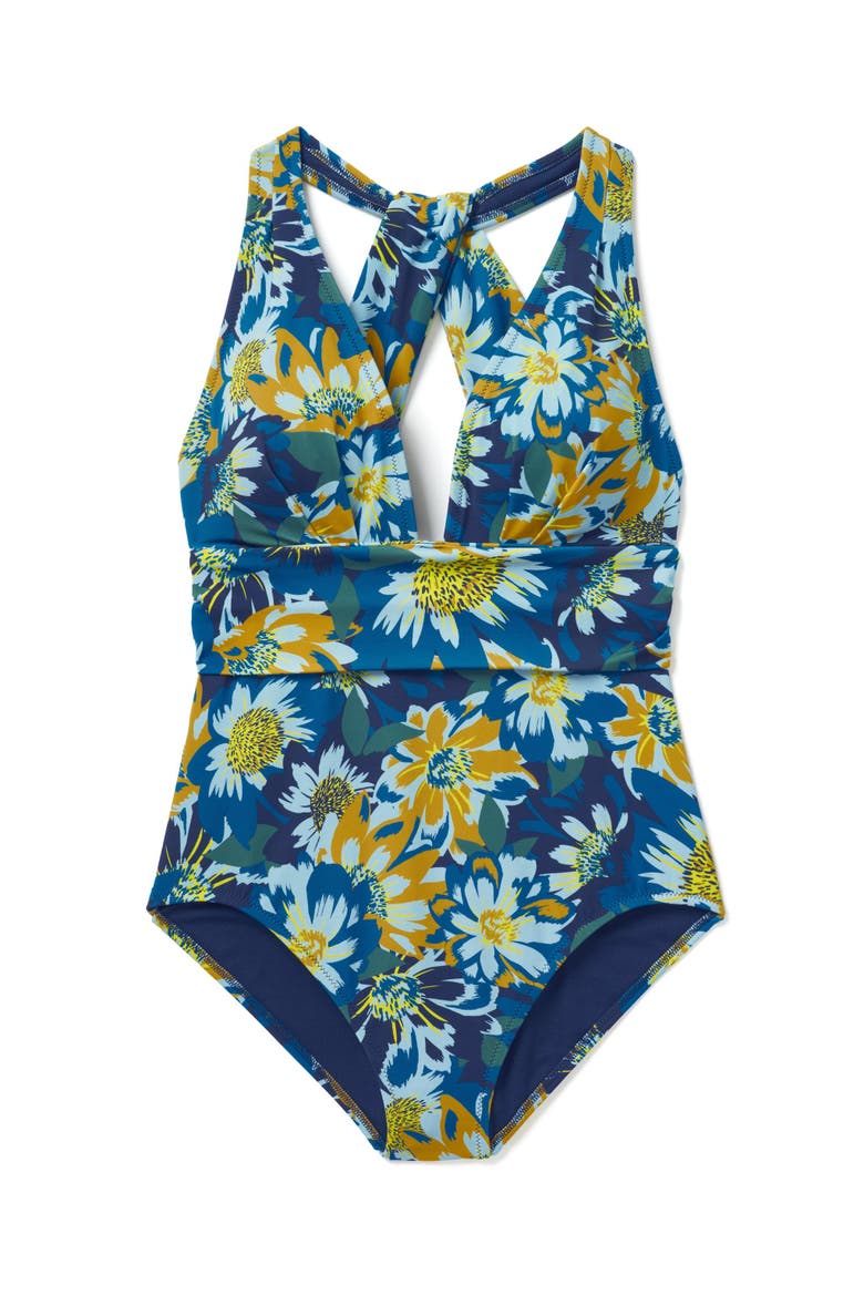 Monroe Swimwear One-Piece, Alternate, color, Floral green