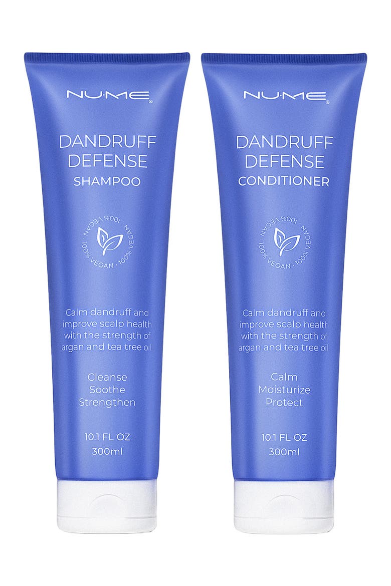 Dandruff Duo | Vegan Flake-Fighting Shampoo & Conditioner, Main, color, Blue