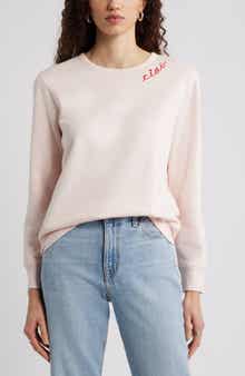Caslon® Ciao Embroidered Sweatshirt