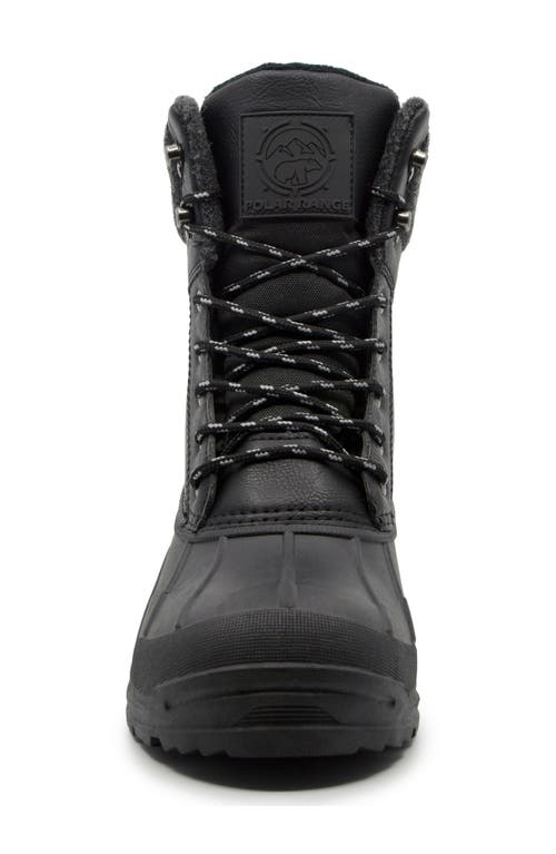 Polar Range Fowler Waterproof Snow Boot In Black