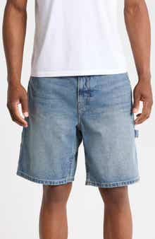 Loose Denim Carpenter Shorts