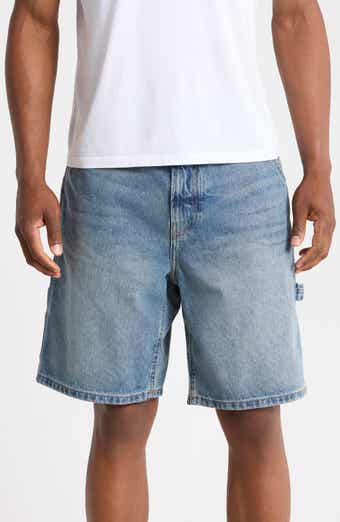 Loose Denim Carpenter Shorts