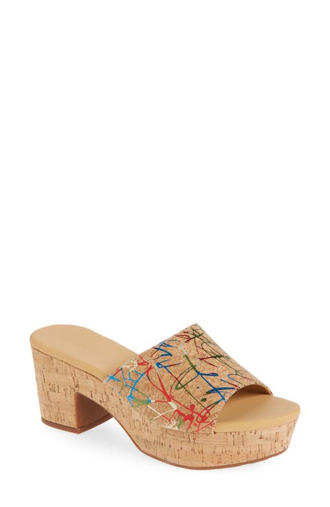 Golden Platform Sandal (Women)