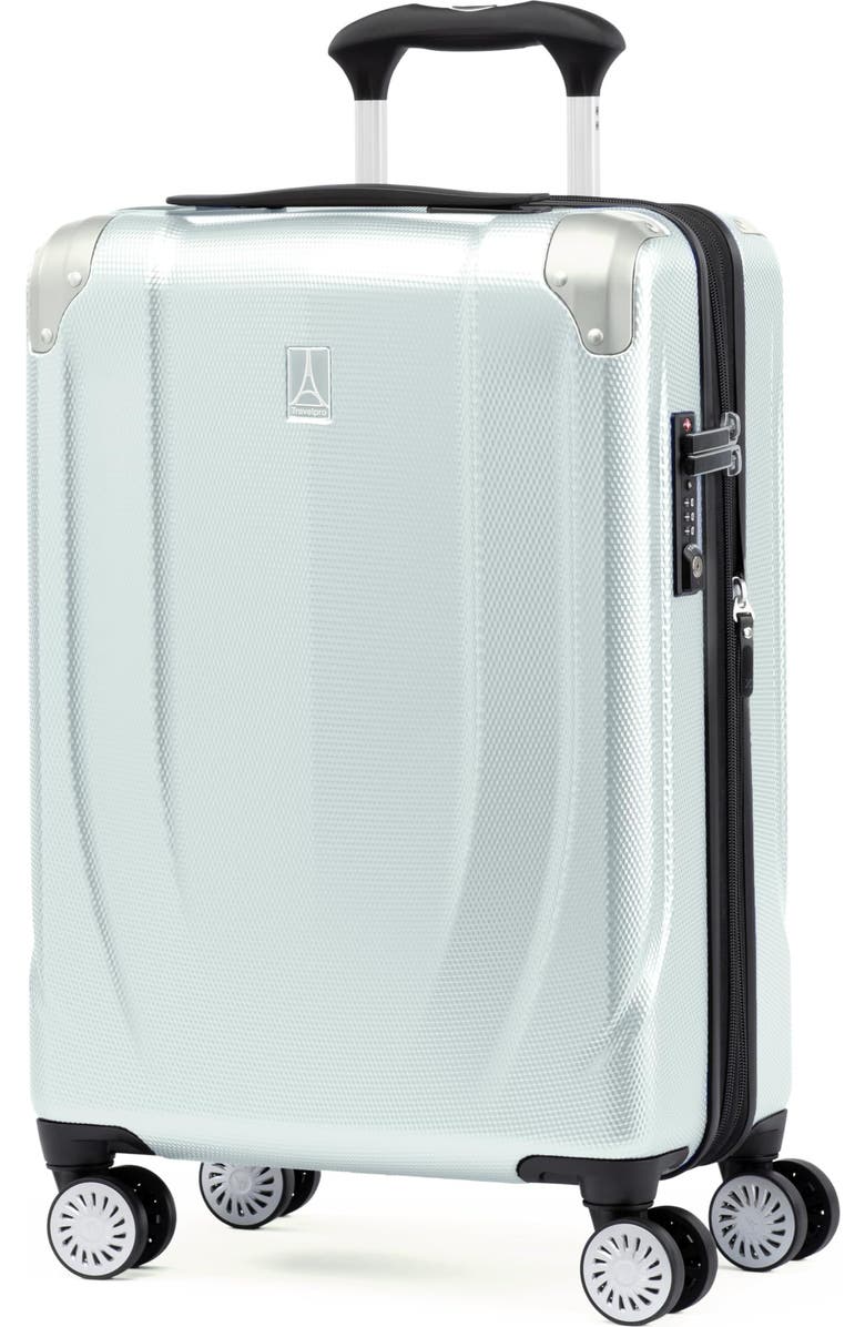 TRAVELPRO Pathways 3 Hardside Expandable 21" Carry On Spinner Luggage, Alternate, color, Cloud Grey