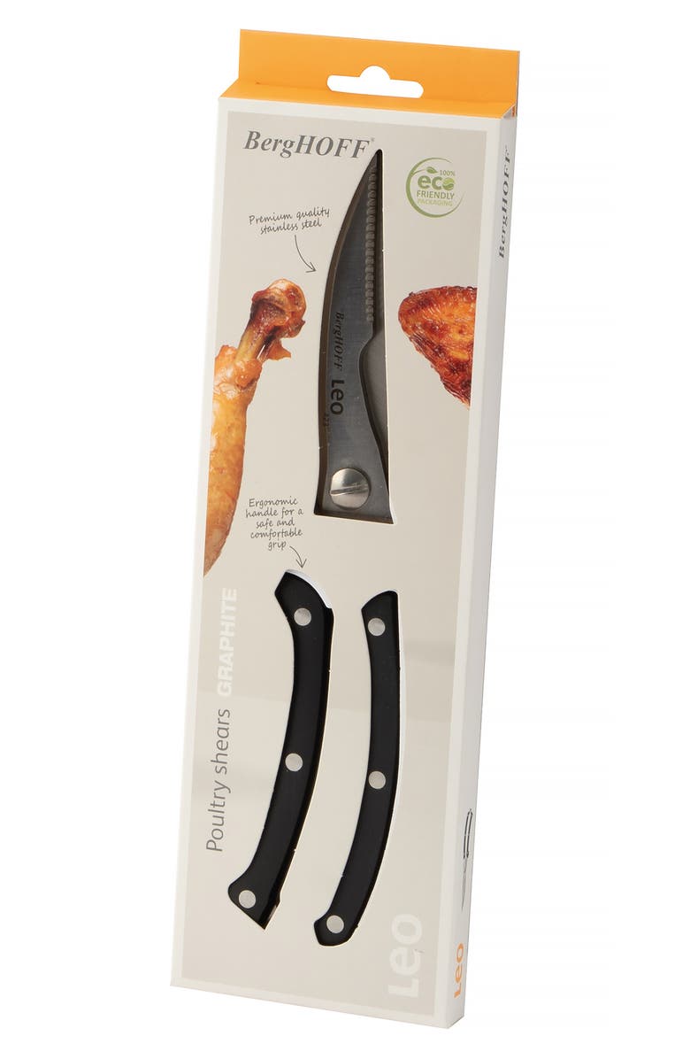 BergHOFF Stainless Steel Poultry Shears, Alternate, color, Black