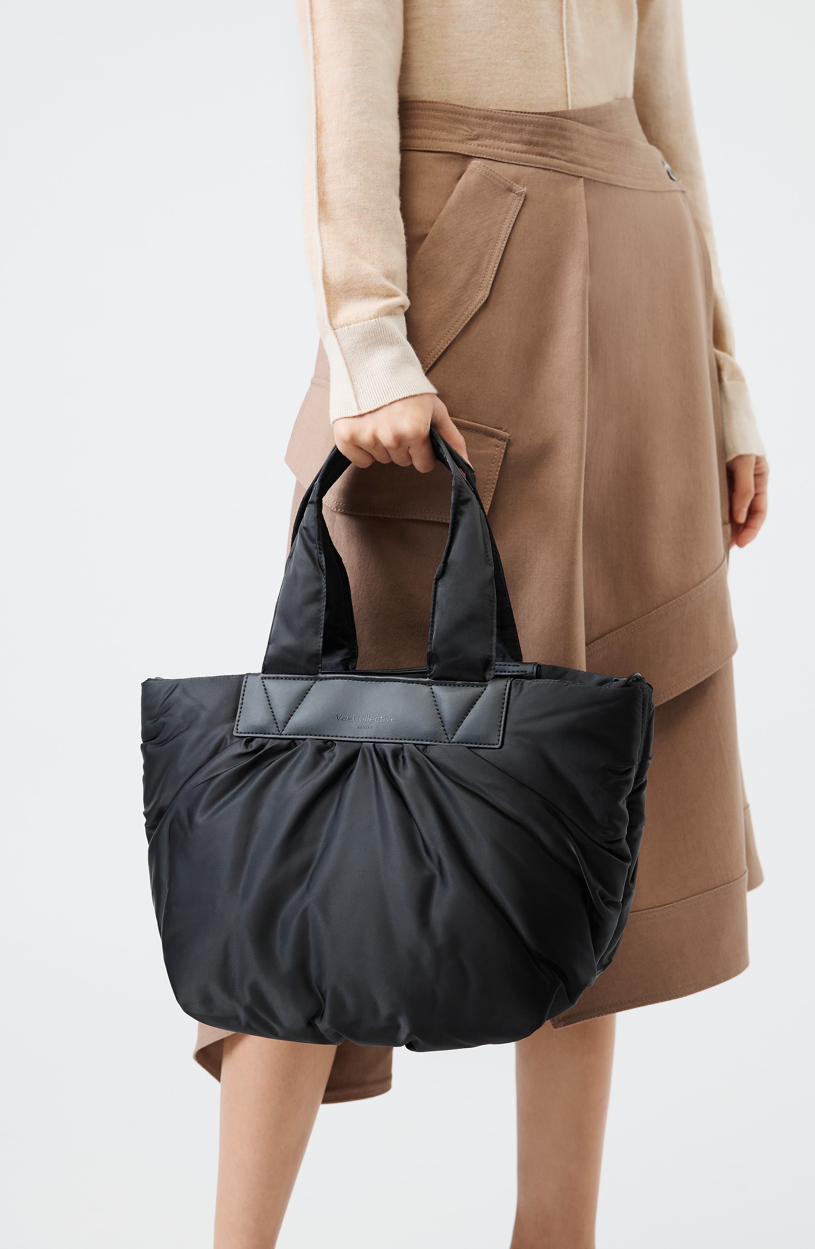 VeeCollective Small Caba Recycled Polyester Tote, Alternate, color, 