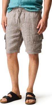 Rodd & Gunn Resort Slub Linen Drawstring Cargo Shorts