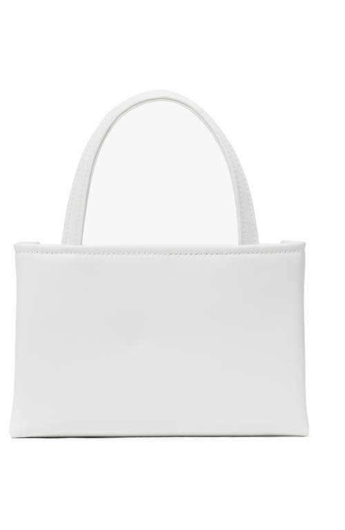 Kate Spade New York Mini Sam Icon Nylon Tote In White Dove