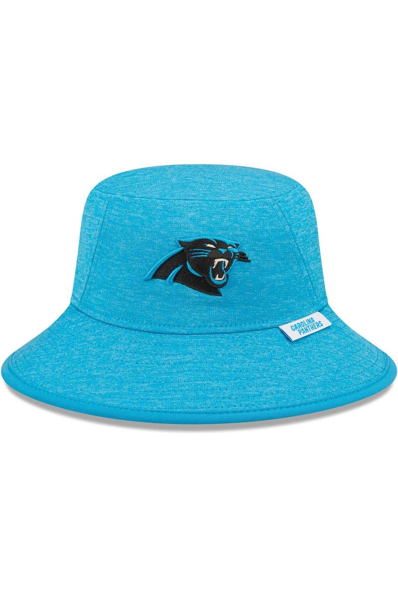 Men's New Era Heather  Blue Carolina Panthers Bucket Hat, Main, color, Blue