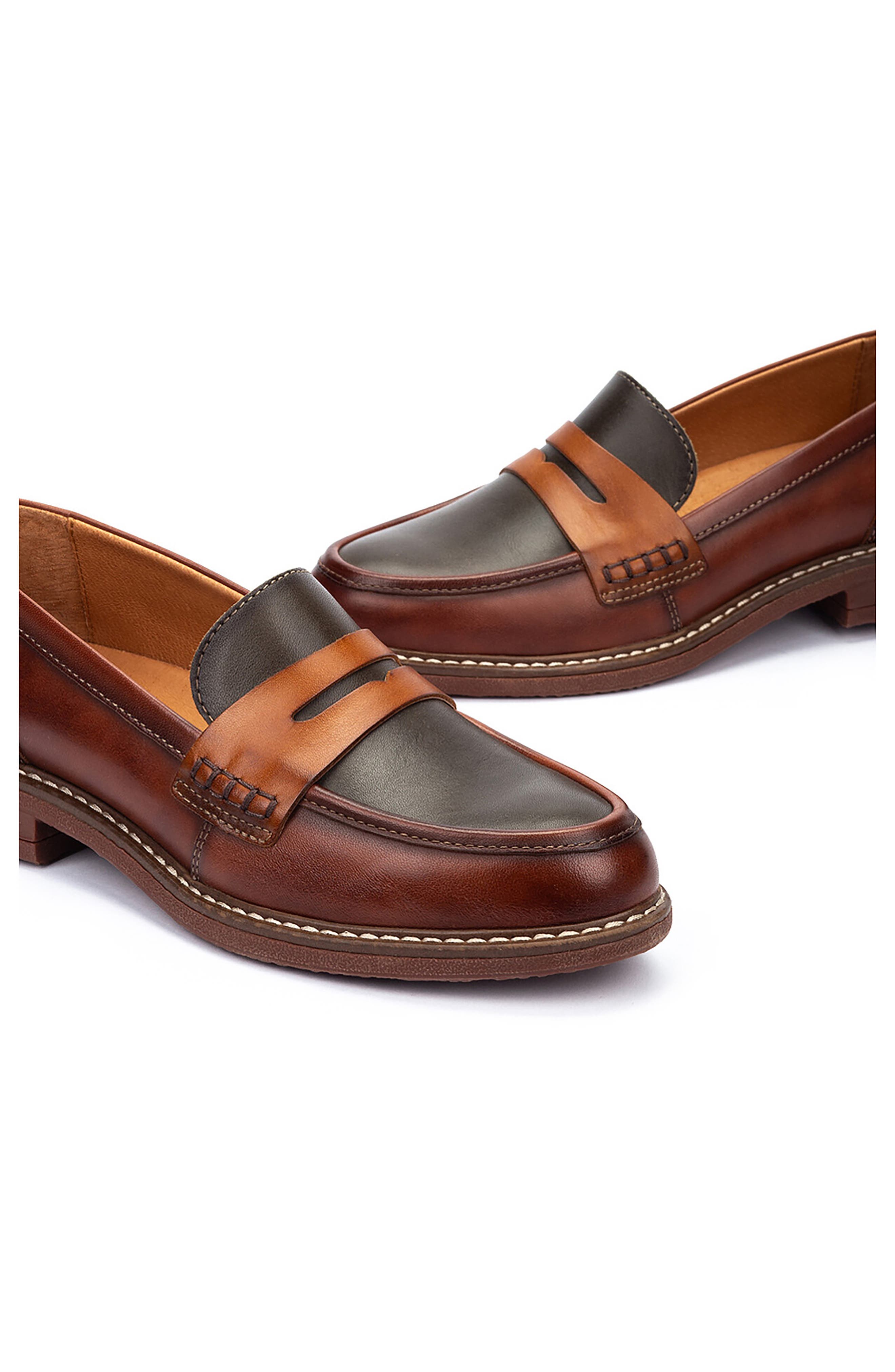 Aldaya Penny Loafer, Alternate, color, COGNAC
