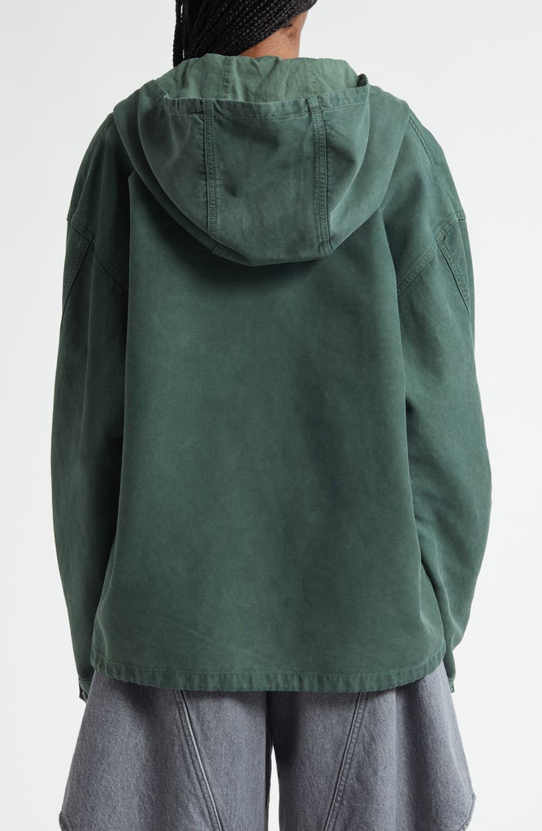 JW Anderson Garment Dye Anorak, Alternate, color, Pine