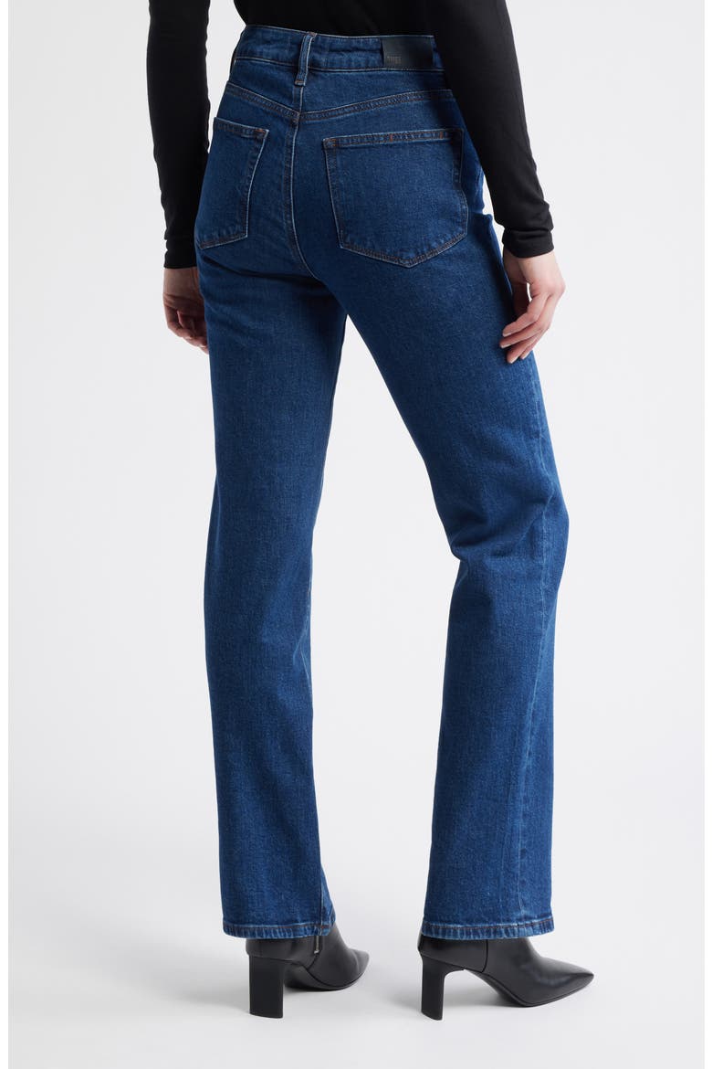 Stevie High Waist Straight Leg Jeans, Alternate, color, ENFIELD