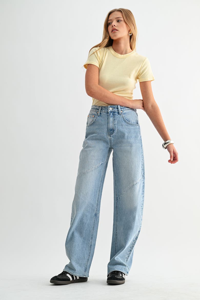 The Arc Barrel Leg Jeans, Alternate, color, Light Wash